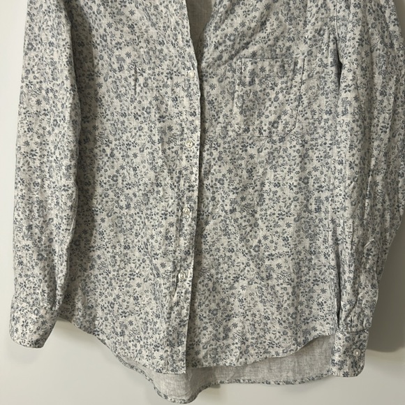 Grayson The Hero Ditsy Floral 100% Cotton Button-down Shirt Womens size XS/01 - Picture 6 of 14